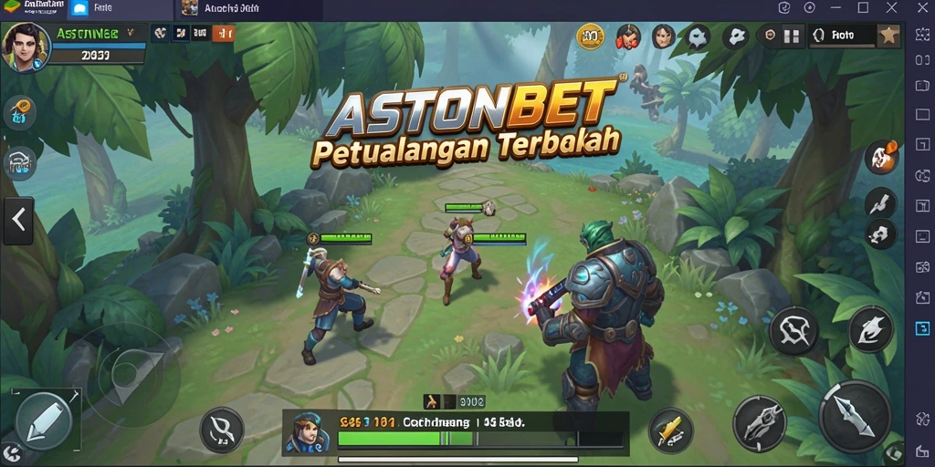 Tampilan gameplay Open World yang menakjubkan dari ASTONBET.