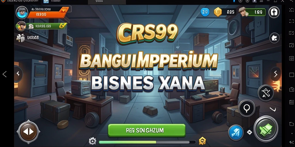 Tampilan gameplay menarik dari CRS99 yang menawarkan pengalaman Tycoon.