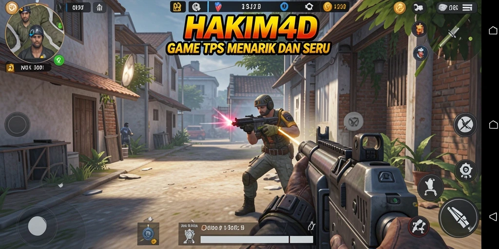 Screenshot menunjukkan aksi intens pemain di dalam pertarungan TPS.