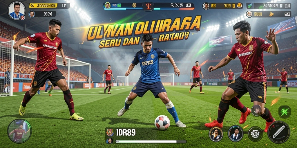 Tampilan gameplay IDR89 dengan aksi olahraga yang mendebarkan.