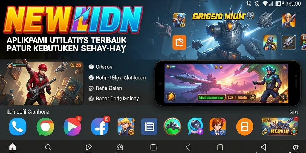 Tampilan aplikasi NEWIDN yang modern dan intuitif.